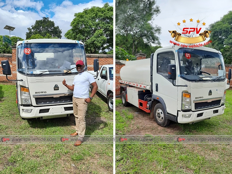 5,000 Litres Fuel Tank Truck Sinotruk - With Client 5,000 Litres Fuel Tank Truck Sinotruk - With Client